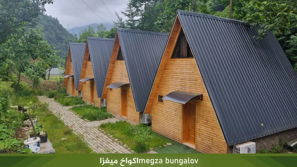 أكواخ ميغزا في ريزا Megza Bungalov: على النهر مع جاكوزي وأسعار 2026 2 أكواخ ميغزا في ريزا Megza Bungalov على ضفة نهر فرتينا