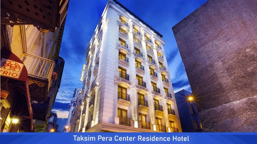 أفضل شقق فندقية اسطنبول قريبة من الأسواق والأماكن السياحية 13 Taksim Pera Center Residence Hotel