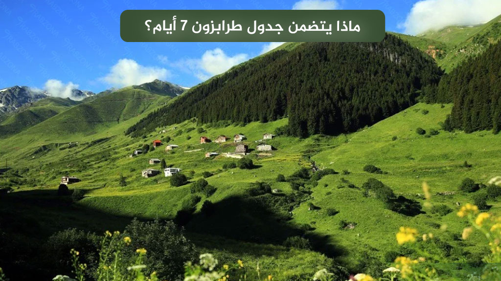 ماذا يتضمن جدول طرابزون 7 أيام؟