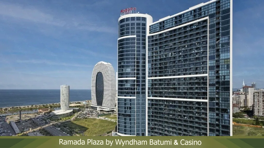 افضل فنادق جورجيا باتومي قريبة من الشاطئ 6 Ramada Plaza by Wyndham Batumi & Casino