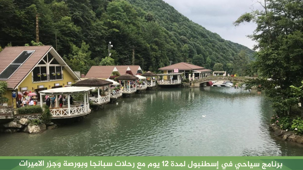برنامج سياحي في إسطنبول لمدة 12 يوم مع رحلات سبانجا وبورصة وجزر الاميرات