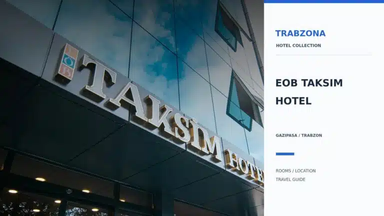 فندق تقسيم طرابزون EÖB Taksim | الغرف والموقع 21 غلاف فندق تقسيم طرابزون بتصميم طرابزونا