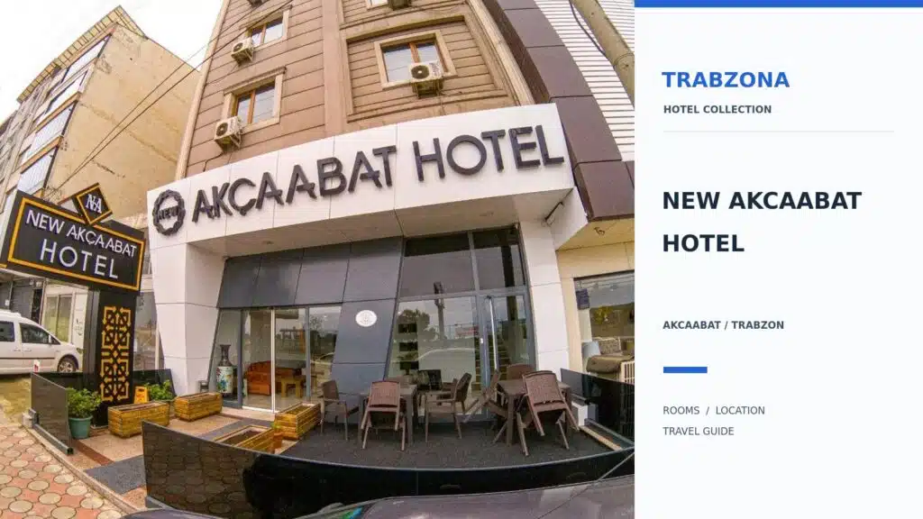 واجهة فندق نيو أكشابات New Akçaabat Hotel مع تصميم طرابزونا